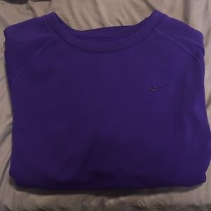 purple nike crewneck